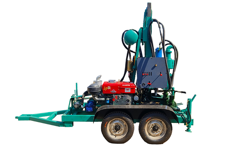 New Improved Version of YES-150H Plus Small Hydraulic Diesel Engine Water Well Drilling Rig